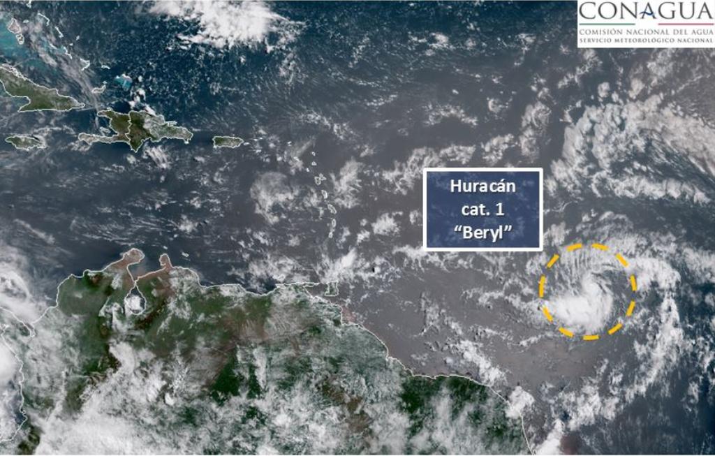 Tormenta tropical “Beryl” se convierte en huracán Notisistema