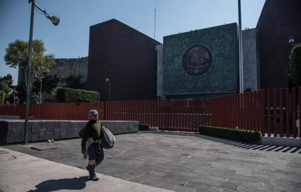 Trabajadores del Poder Judicial mantienen bloqueo en San Lázaro