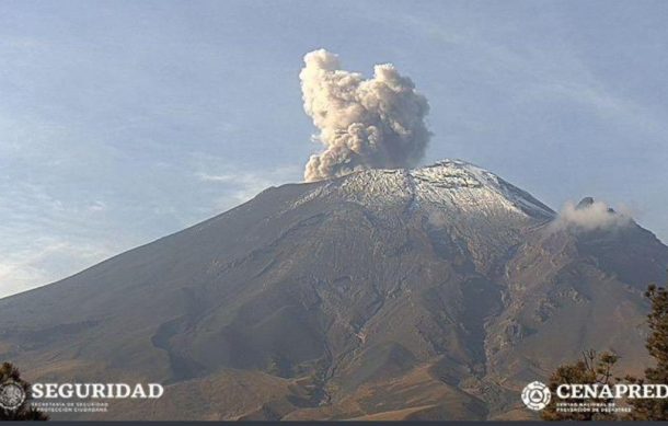 Cancelan vuelos en Puebla por ceniza del Popocatépetl