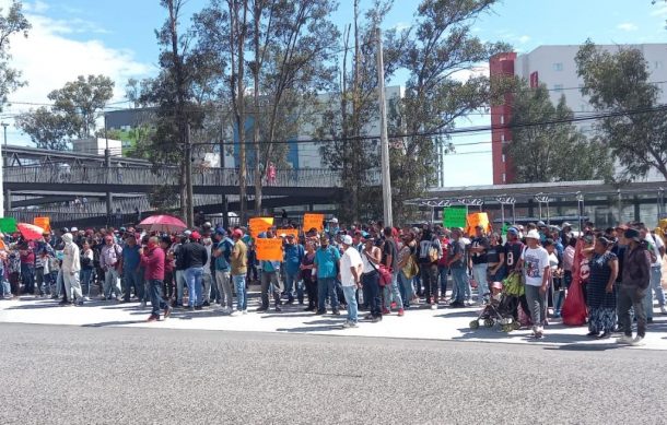 Pepenadores de Los Laureles se manifiestan en Ciudad Judicial