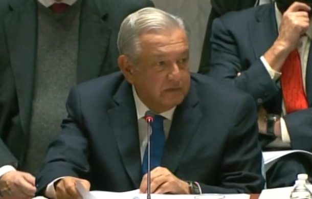 López Obrador encabeza sesión del Consejo de Seguridad de la ONU