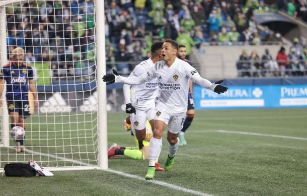 Con gol de último minuto “Chicharito” le da el triunfo al Galaxy