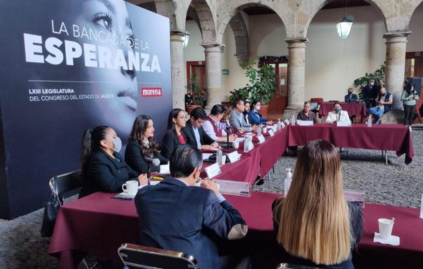 Morenistas rechazan maltrato presupuestal contra Jalisco