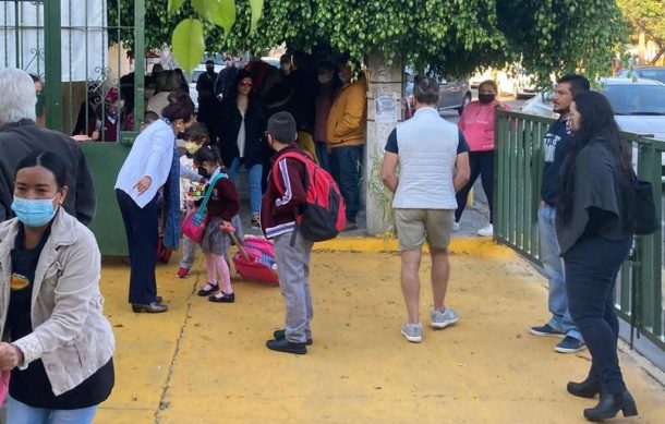 Niños regresan aleccionados a las clases presenciales