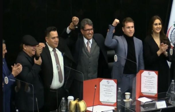 Senado reconoce a “Canelo” Álvarez y Eddy Reynoso