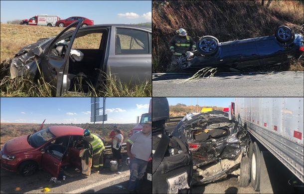 Tarde de accidentes en diferentes puntos de Jalisco dejan nueve heridos