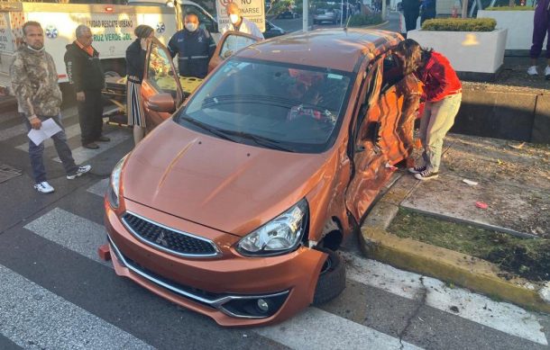 Choque en Providencia deja una menor lesionada