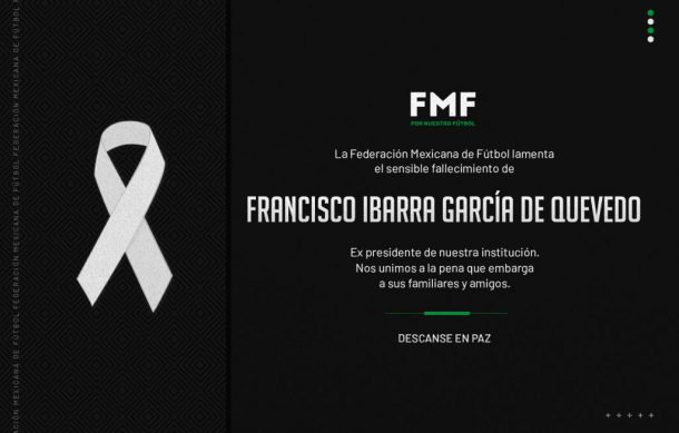 Muere Francisco Ibarra, expresidente de Atlas y de FMF