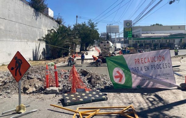 El jueves reabren a la circulación Lázaro Cárdenas y 18 de Marzo en El Álamo