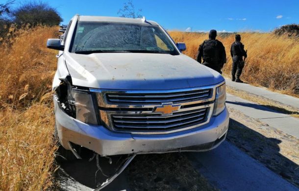 Localizan vehículos y armas utilizados en enfrentamiento de Cañadas de Obregón