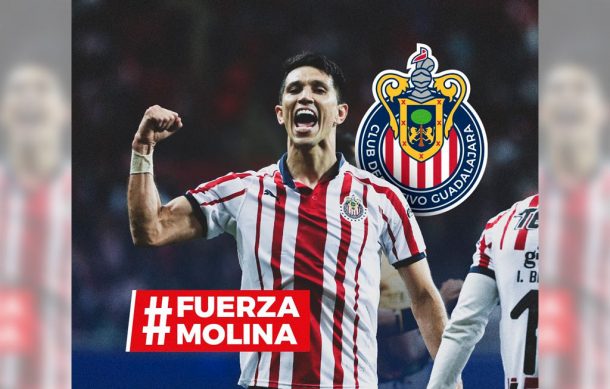 Chivas pierde a Jesús Molina de 7 a 9 meses