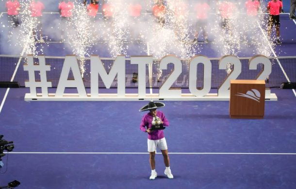 Rafa Nadal es campeón en el Abierto Mexicano de Tenis