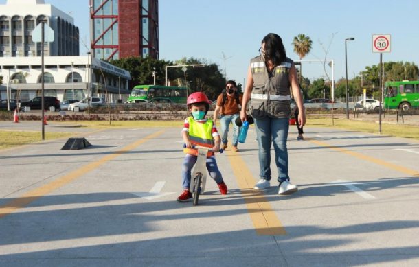 Inauguran escuela para enseñar a niños a ser ciclistas