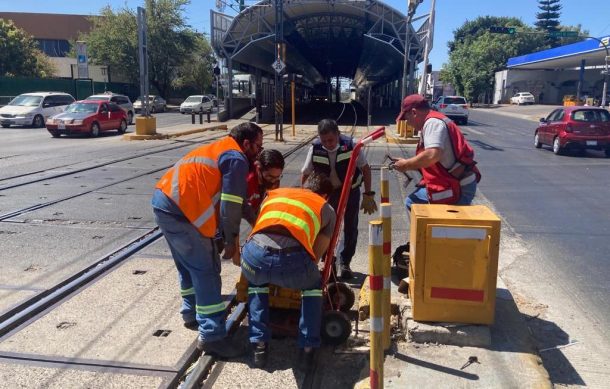 Reparan crucero de Colón y 18 de Marzo