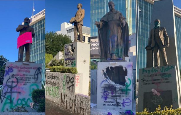 Inicia recuento de daños que dejó marcha feminista en Guadalajara