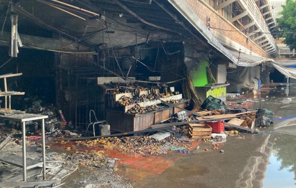 Desconocen si hay animales muertos tras incendio en Mercado San Juan de Dios