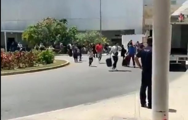 Reportan detonaciones en Aeropuerto de Cancún