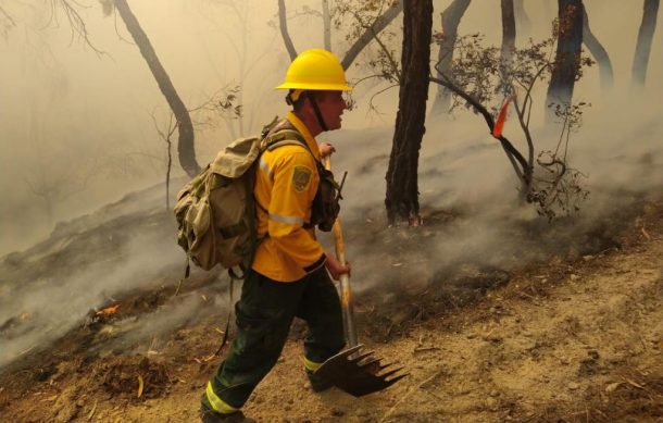 Viento complica combate al fuego en La Primavera