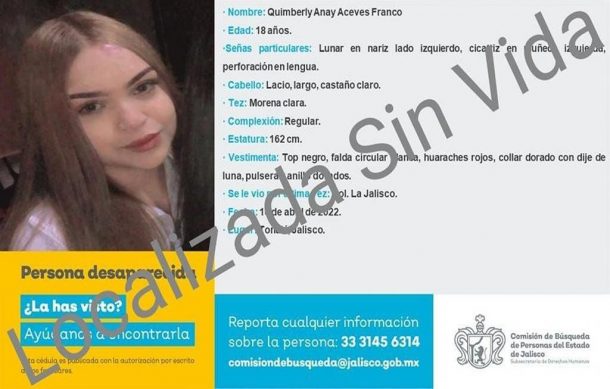 Mujer encontrada muerta el domingo contaba con denuncia por desaparición