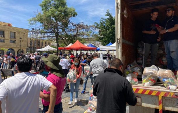 Exigen mayores apoyos los locatarios damnificados de San Juan de Dios