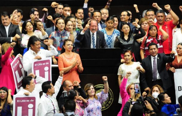 Diputados aprueban nacionalización del litio