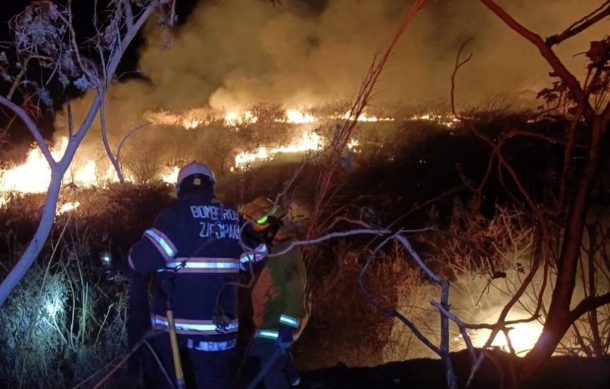 Impiden que incendio en pastizales afecte fincas en Colinas de San Isidro