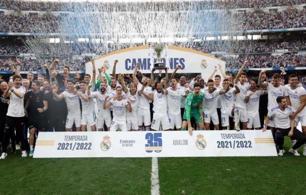 Real Madrid es campeón en la Liga de España