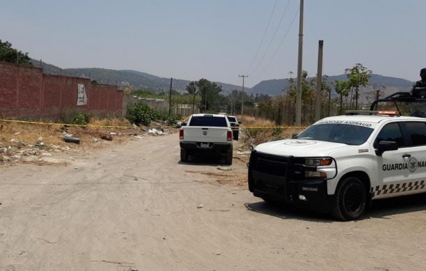 Abandonan cadáver en brecha de Zapopan