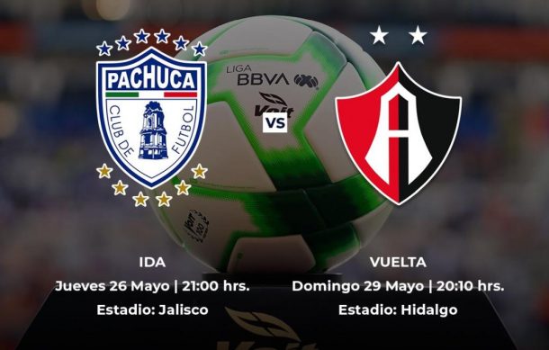 Confirman horarios para la gran final Pachuca-Atlas