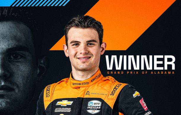 Patricio O’Ward gana el GP de Alabama de la IndyCar