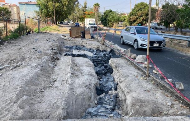 Empeora socavón de avenida Tchaicovsky, entre Tepeyac y Guadalupe