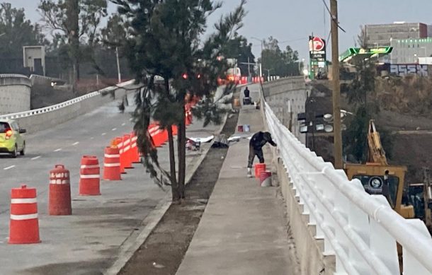 Atienden últimos detalles de carriles laterales de Periférico Poniente