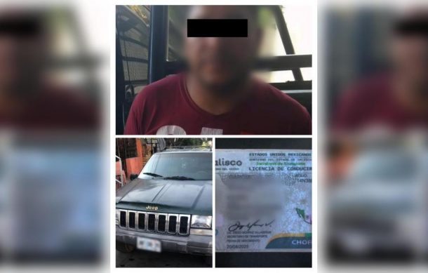 Detienen a otro automovilista por portar licencia de manejo falsa