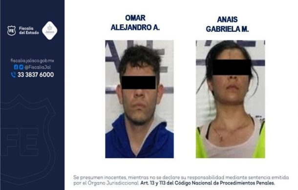 Vinculan a proceso a pareja involucrada en secuestro en Guadalajara