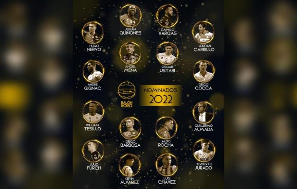 Anuncian los nominados al Balón de Oro 2022 de la Liga MX