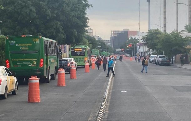 Sorprenden cierres a la circulación por obras en avenida 16 de Septiembre