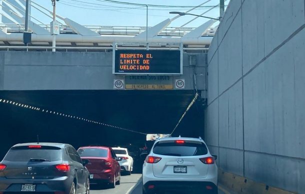 Comienzan a funcionar pantallas que alertan sobre inundación en túneles vehiculares