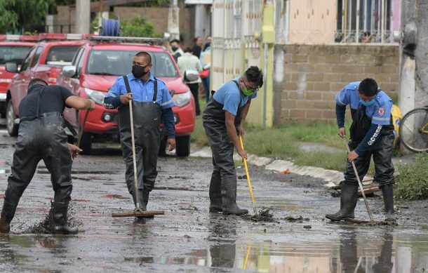 Tormenta matutina deja afectaciones en Tlajomulco