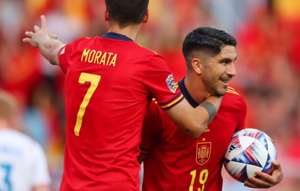 España saca triunfo en la Nations League