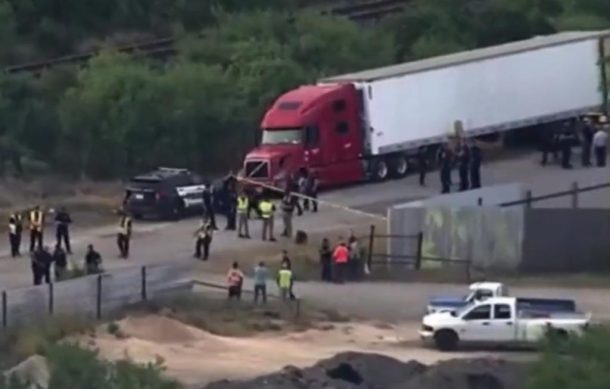 Localizan tráiler en Texas con 46 migrantres muertos