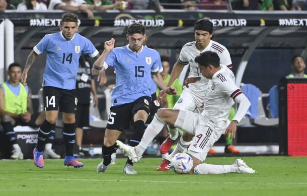 En amistoso, la Selección de Uruguay golea a México 3-0