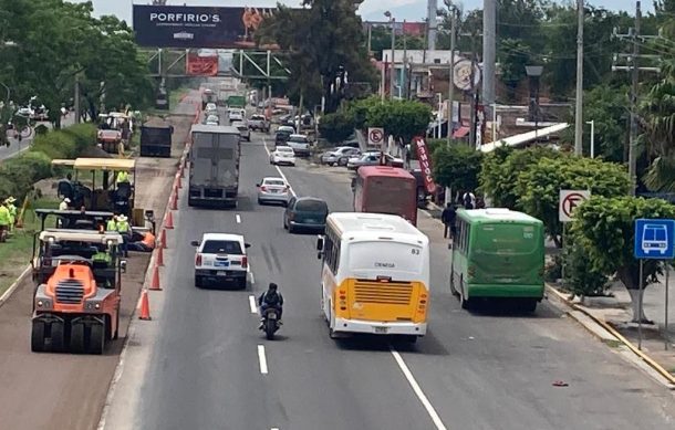 Son ya cuatro días de caos por obras en carretera a Chapala