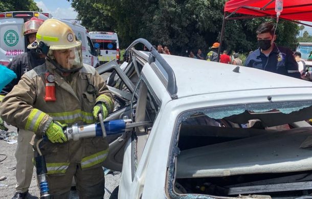 Fuerte choque múltiple deja un muerto y tres heridos