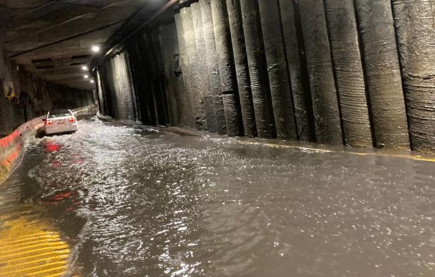 Encharcamiento en Plan de San Luis rebasa el medio metro