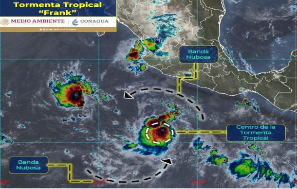 Se forma la tormenta tropical “Frank” frente a Colima