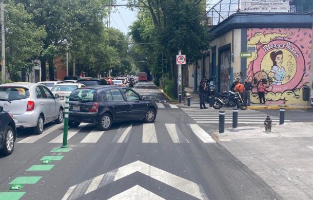 Atropellan a motociclista de Policía de GDL en carril BusBici