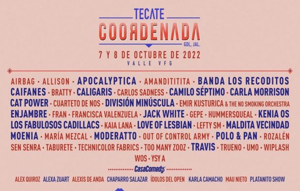 Presentan la cartelera para el Festival Coordenada 2022