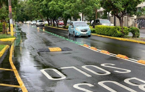 Intermitente paso del transporte público por Av. Hidalgo