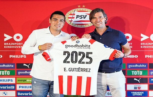 Erick Gutiérrez renueva contrato con el PSV