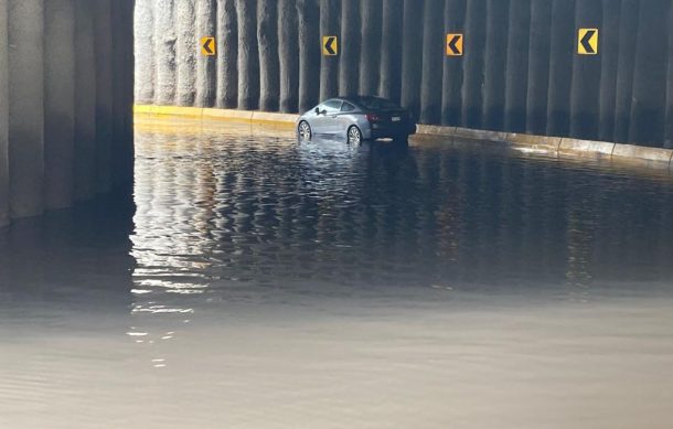 Inundado el retorno subterráneo de Ciudad Judicial